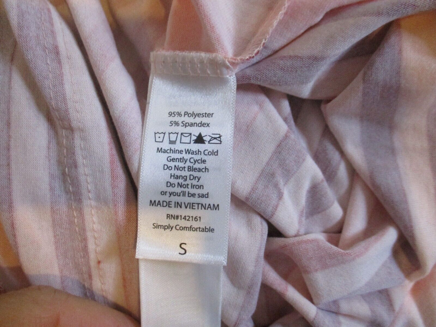 NWT LuLaRoe Amber Hoodie Pink Mauve Solid and Stripe SMALL