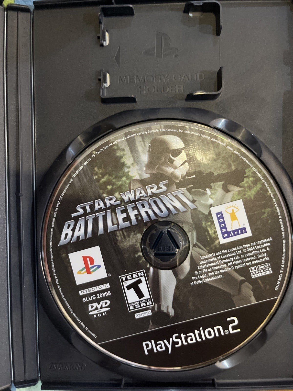 Star Wars: Battlefront (PS2)  CIB. Manual + Reg. Original Case
