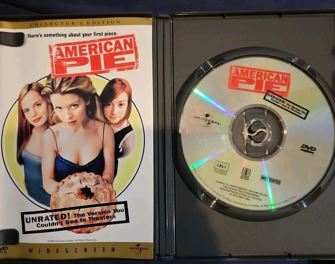 American Pie (DVD, 1999) Moisture Damaged Insert. Tested