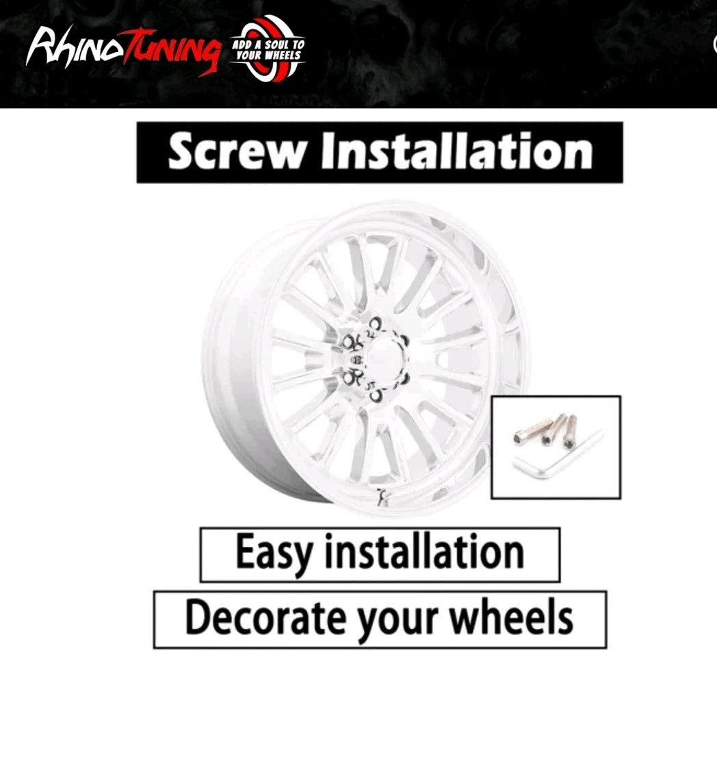 RhinoTuning 20272063 ABS Center Wheel Lug Cap 103mm / 140mm / 43mm New Qty=4