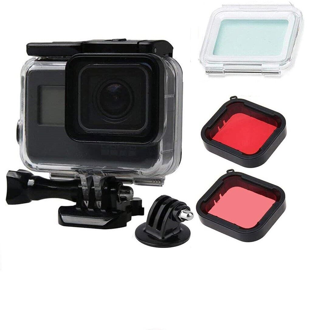 SRUIM Waterproof Case for Gopro Hero 7 Hero 6 Hero 5 Hero 2018 Black - NEW