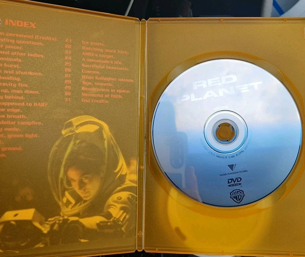 Red Planet (DVD, 2001) Tested. Slim Case. Cropped Artwork