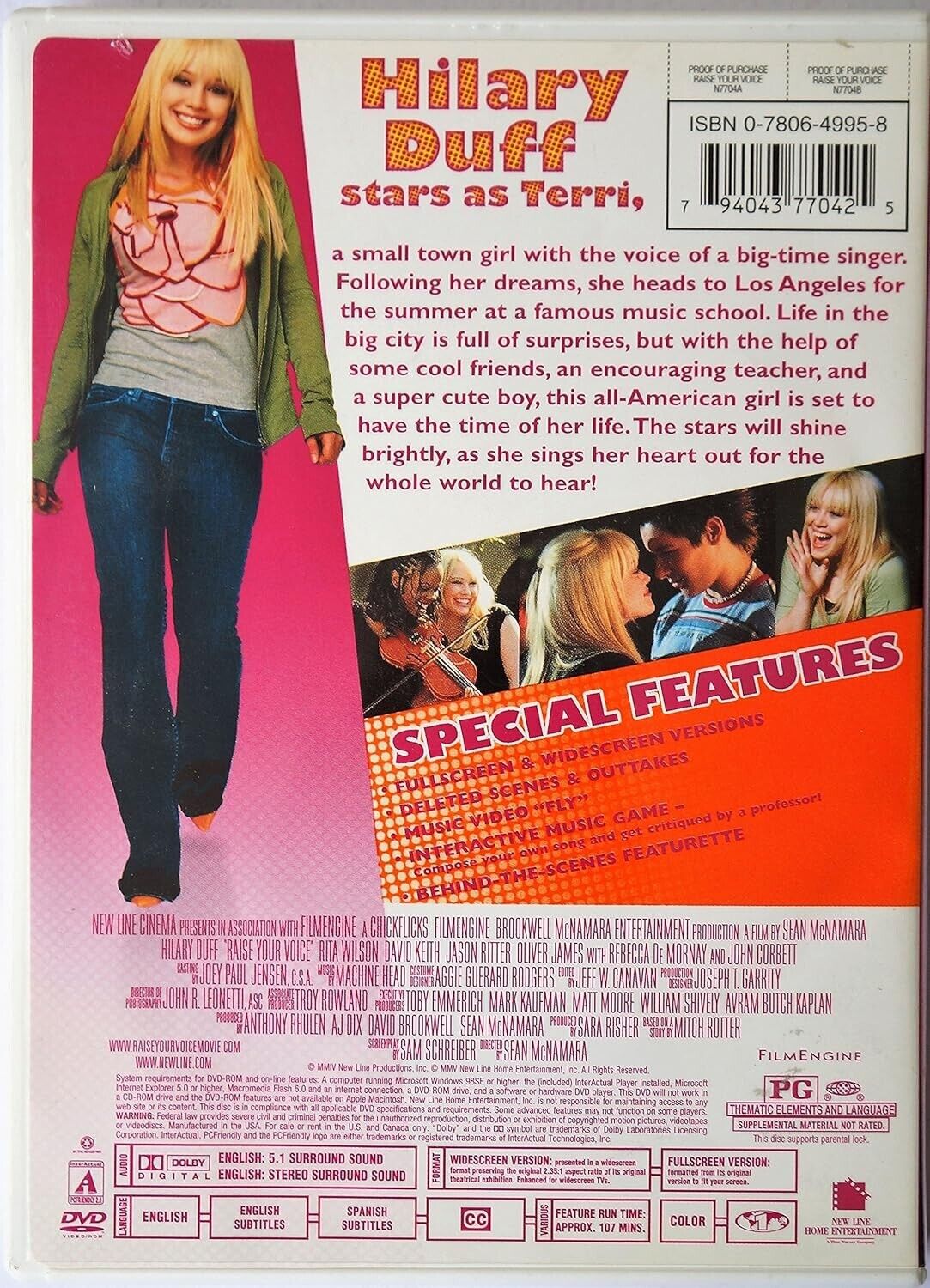 Raise Your Voice (DVD, 2005)