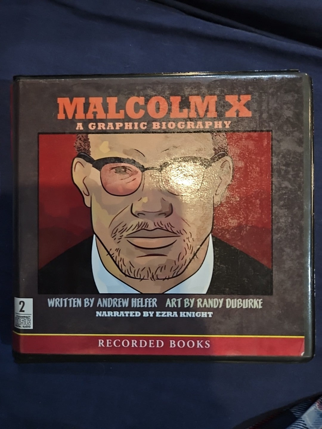 Malcom X: A Graphic Biography Audiobook (CD)