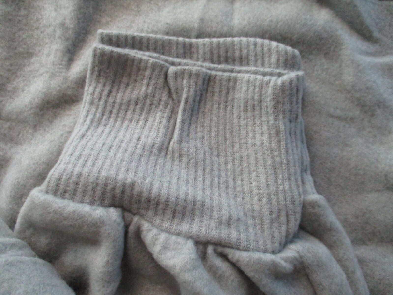 Cherish Heather Gray Fleece Puff Sleeve Top 3XL