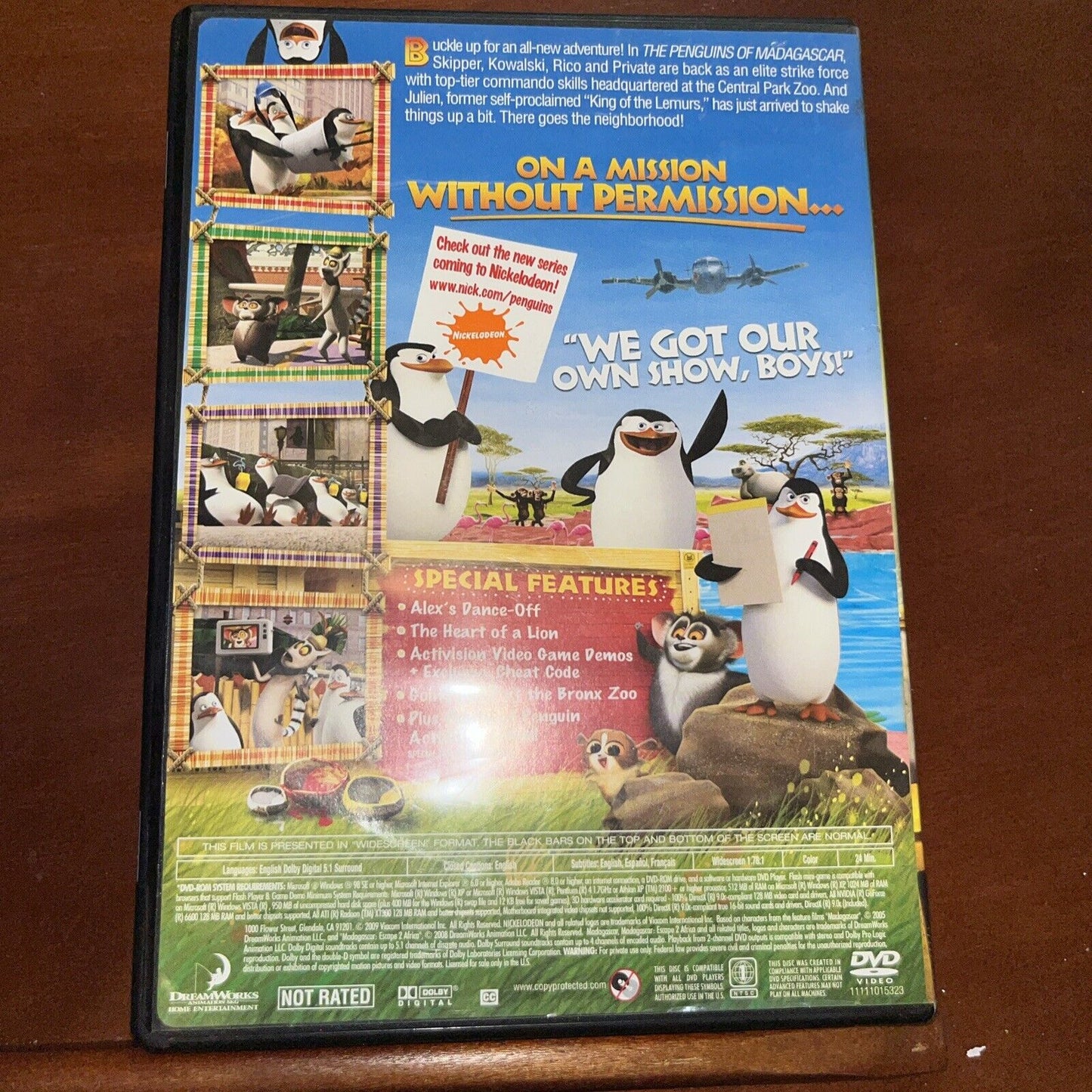 The Penguins of Madagascar DVD