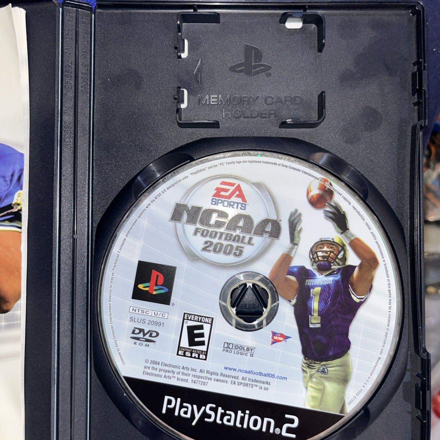 NCAA Football 2005 (PS2) Original Case + Manual + Tested Disc