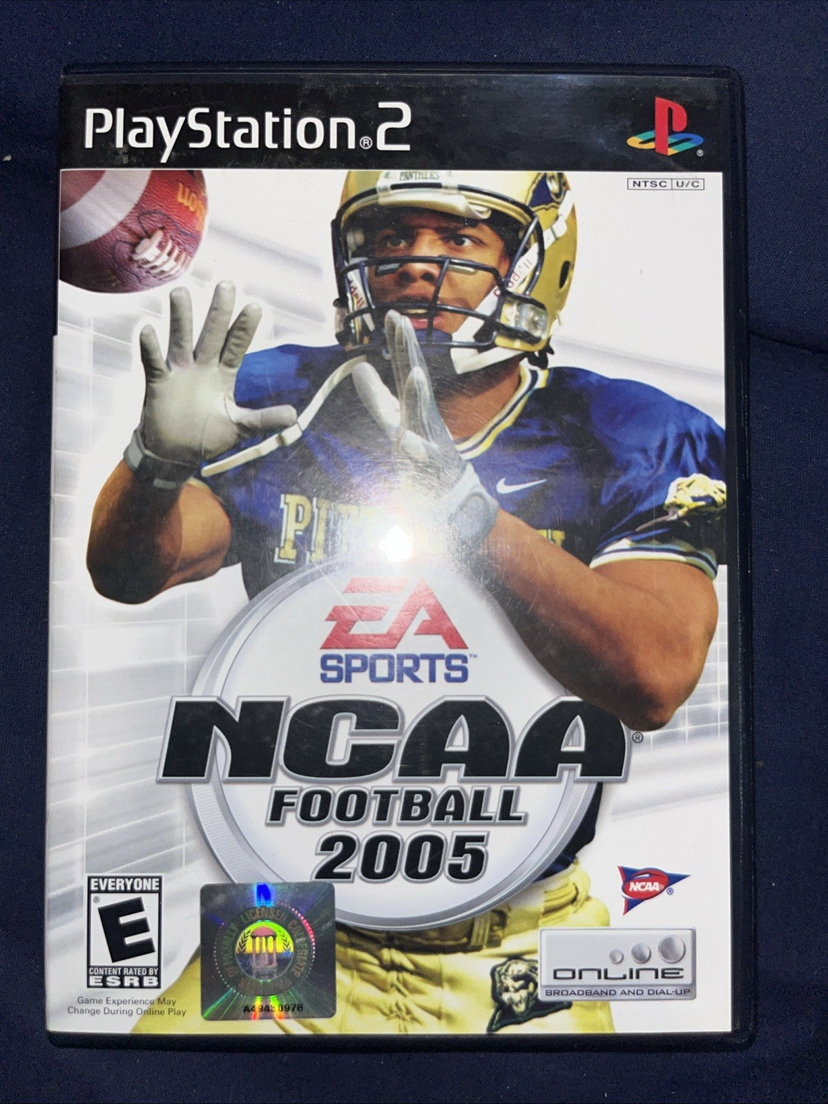 NCAA Football 2005 (PS2) Original Case + Manual + Tested Disc