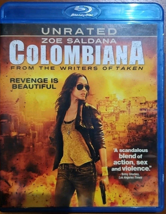 Colombiana (Blu-ray, 2011) New. No Digital Download