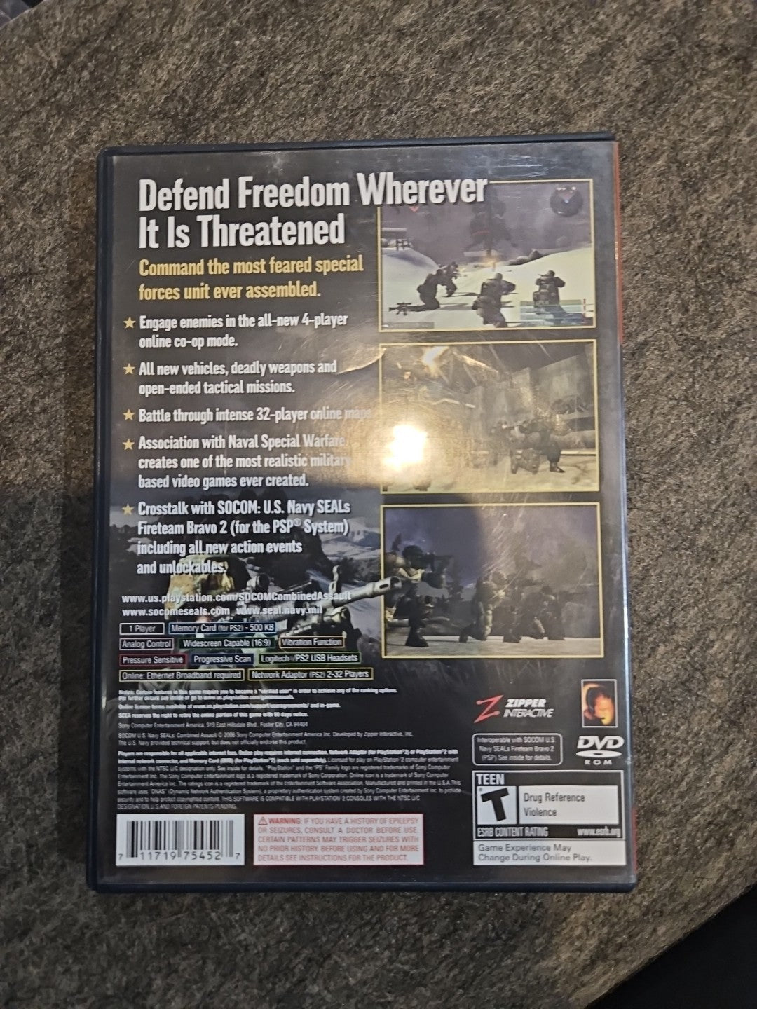 Socom 2 US Navy Seals - Sony PlayStation 2