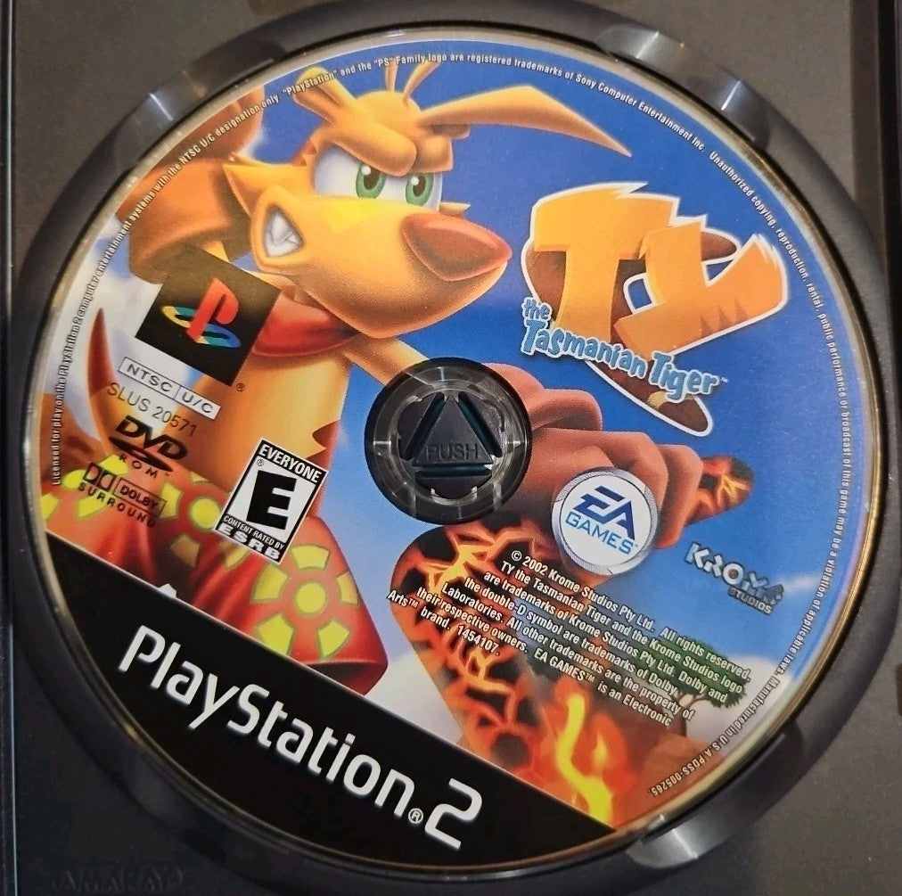 Ty Tasmanian Tiger (PS2) Mint. Tested. W/Manual