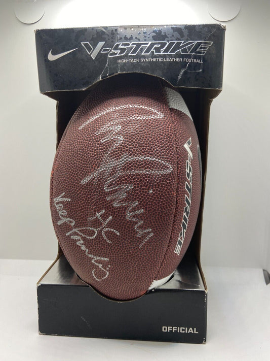 Nike Football V-Strike NIB Signed by Washington Commanders Head Coach Ron Rivera