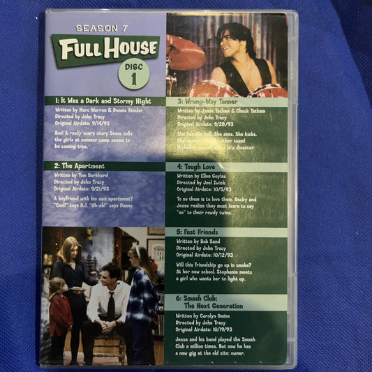 Full House: the Complete Seventh Season (DVD, 1993) Missing Outer Cover
