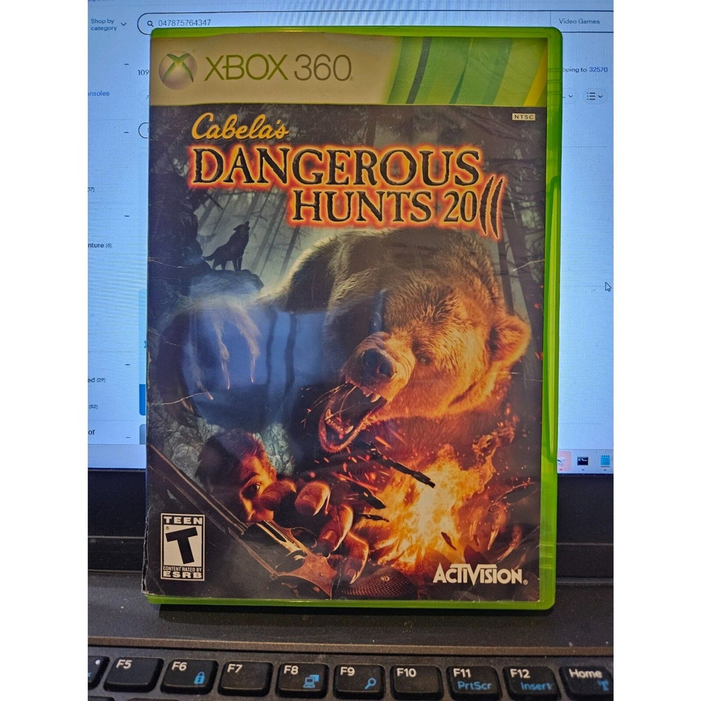 Cabela's Dangerous Hunts 2011 (XBOX 360). Tested. New Case.
