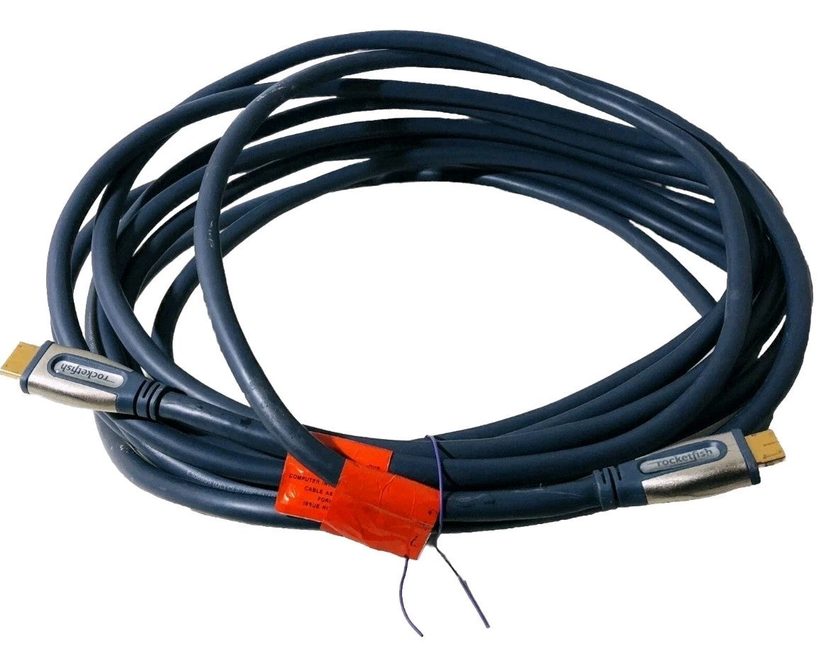 Rocketfish (RF-G1180) 24’ft. Long HDMI Cable With Ethernet 24k Gold Connector