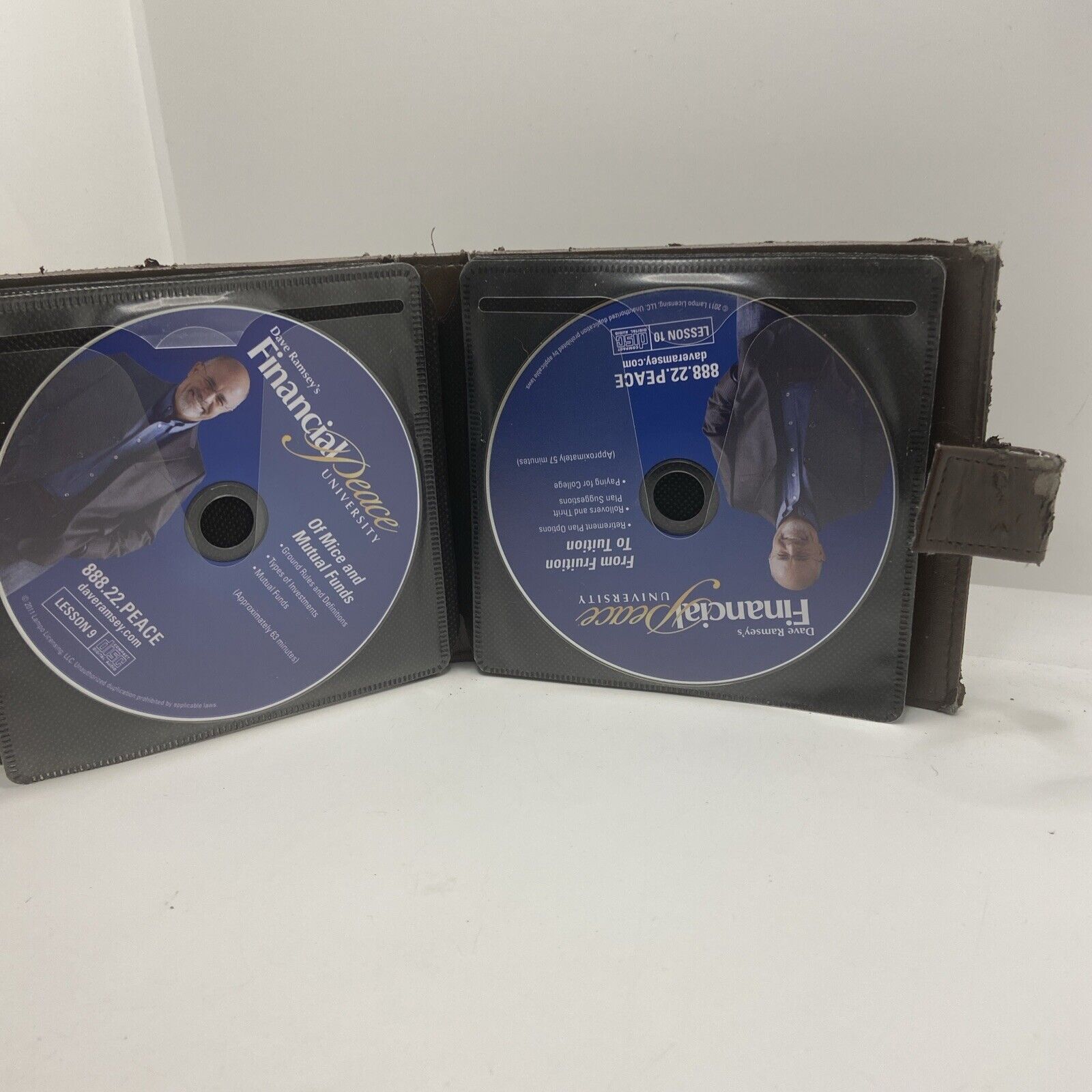 Dave Ramsey’s Financial Peace University Kit Course 16-CD's Set Leather