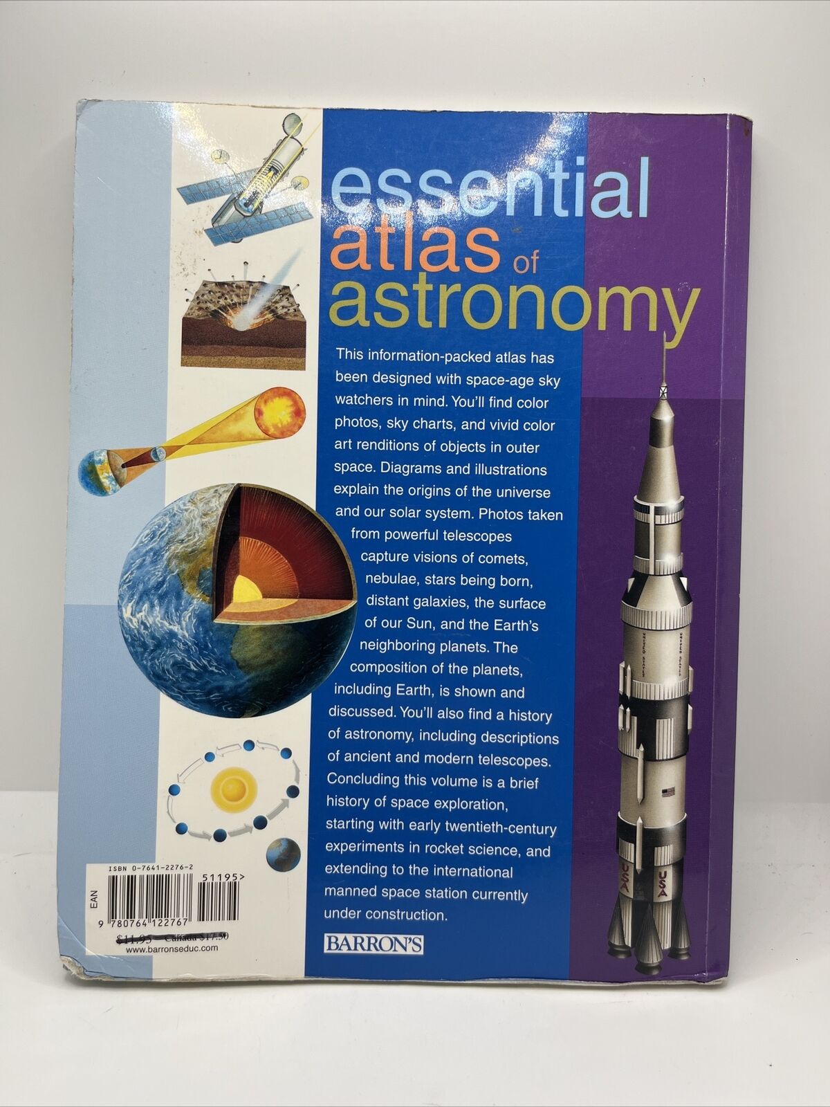 Essential Atlas of Astronomy by Parramon Studios Staff (2002, Trade Paperback)