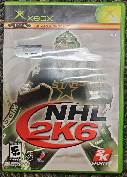 NHL 2K6 (Xbox) Tested. No Scratches. New Case