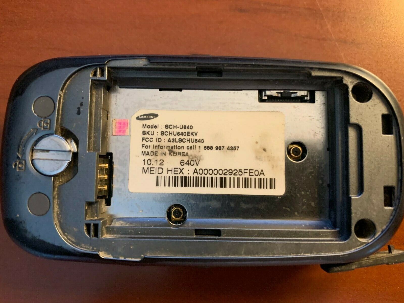  Samsung Convoy SCH-U640 - Gray (Verizon) Cellular Phone !!For Parts Only!