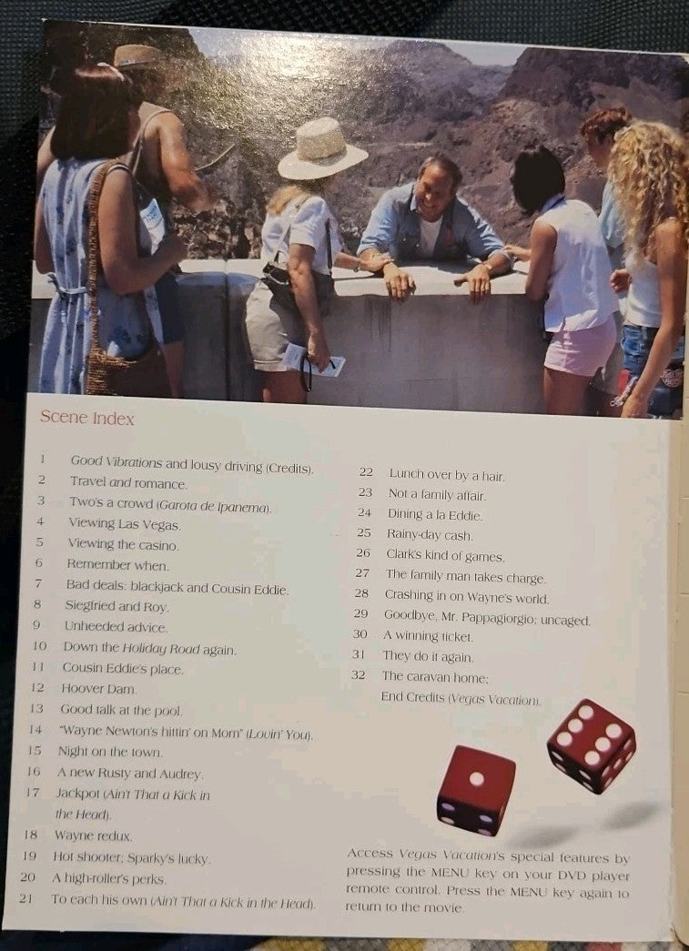 Vegas Vacation (DVD, 1997) Tested. No Scratches