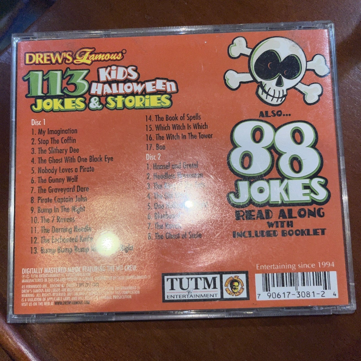 113 Kids Halloween Jokes & Stories by The Hit Crew (CD, Turn Up the Music)