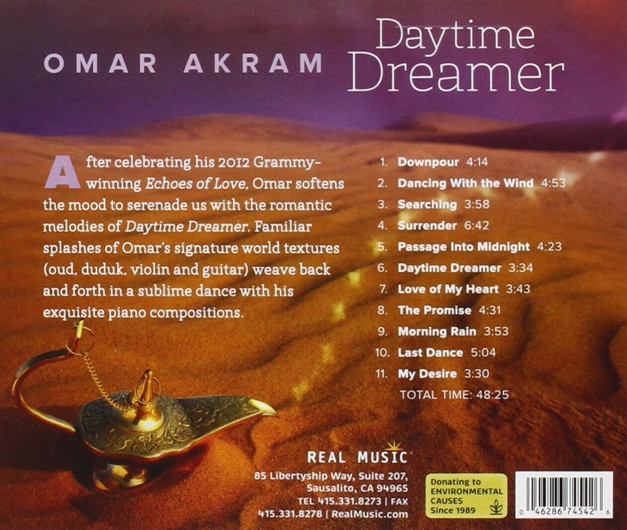 Daytime Dreamer Omar Akram (Artist, Composer, Performer) CD New