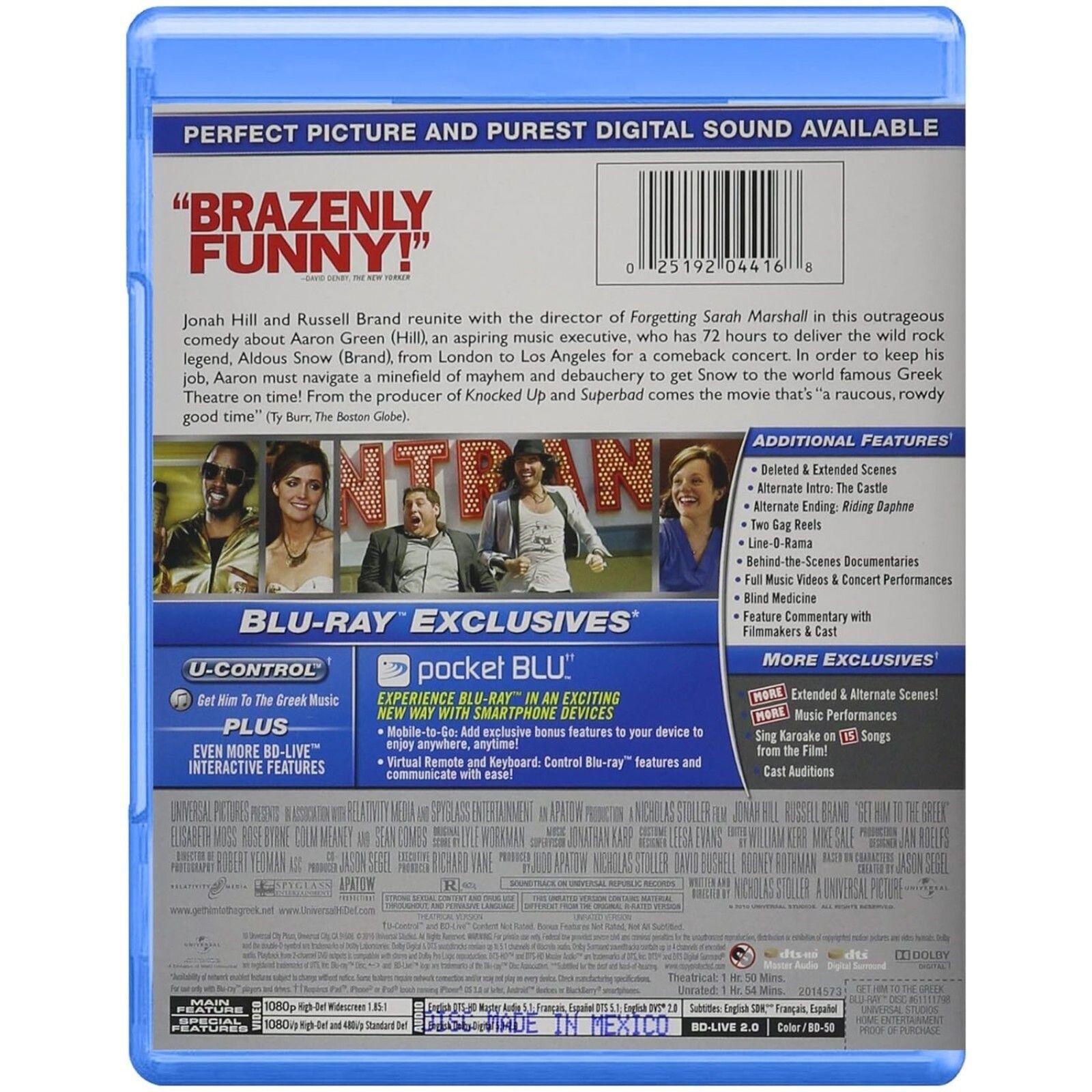 Get Him to the Greek (Blu-ray Disc, 2010, 2-Disc Set, 