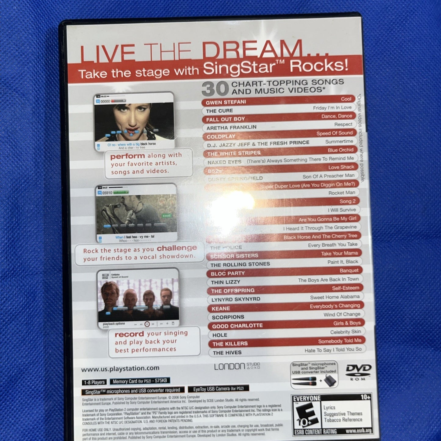 SingStar Rocks (PS2) Sealed