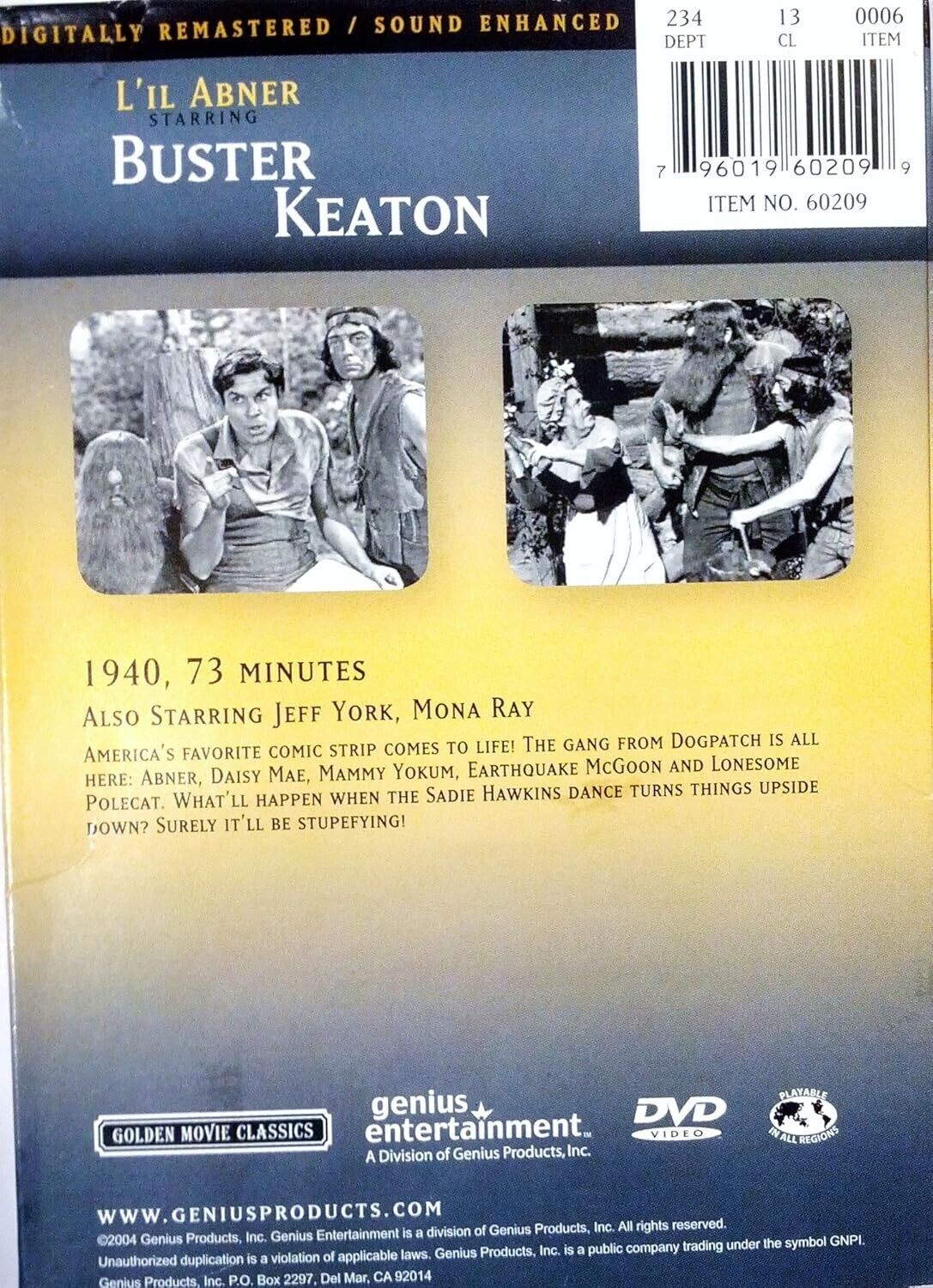 Lil Abner (DVD, 2004)