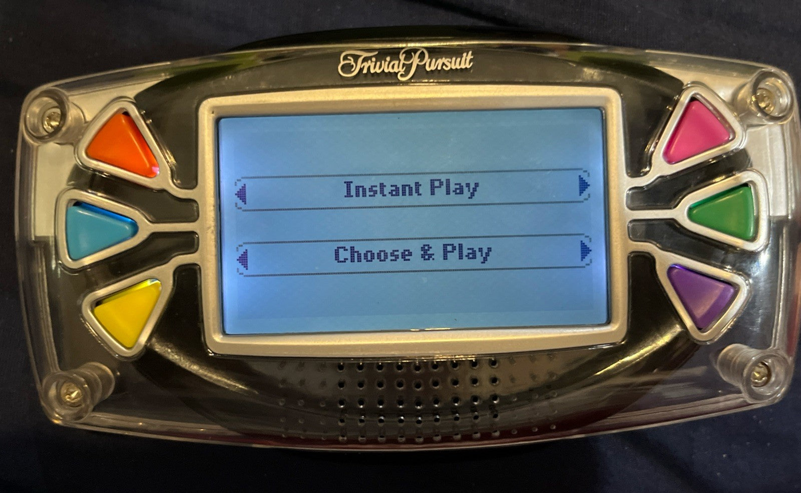 Hasbro Trivial Pursuit Digital Choice Game 25th Anniversary Edition EUC Working