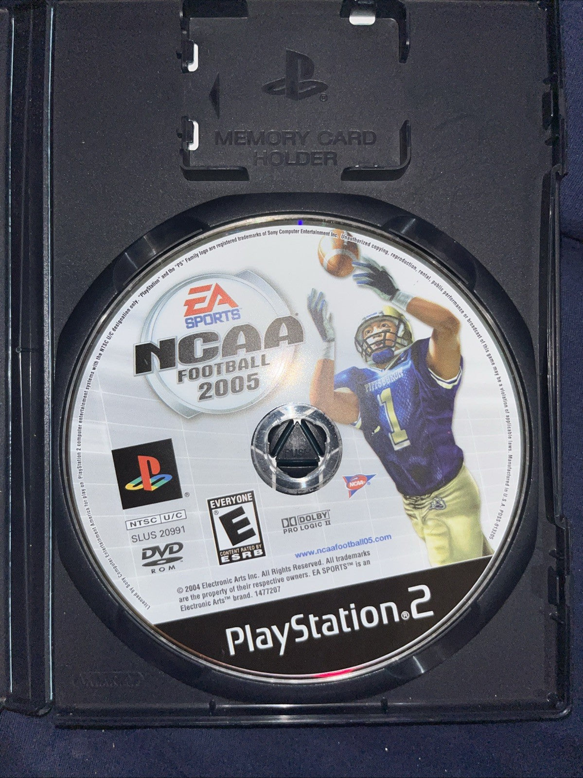 NCAA Football 2005 (PS2) Original Case + Manual + Tested Disc