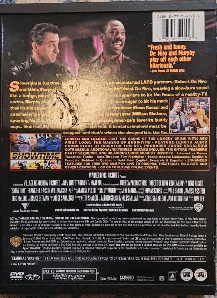 Showtime (DVD, 2002, Full Frame)