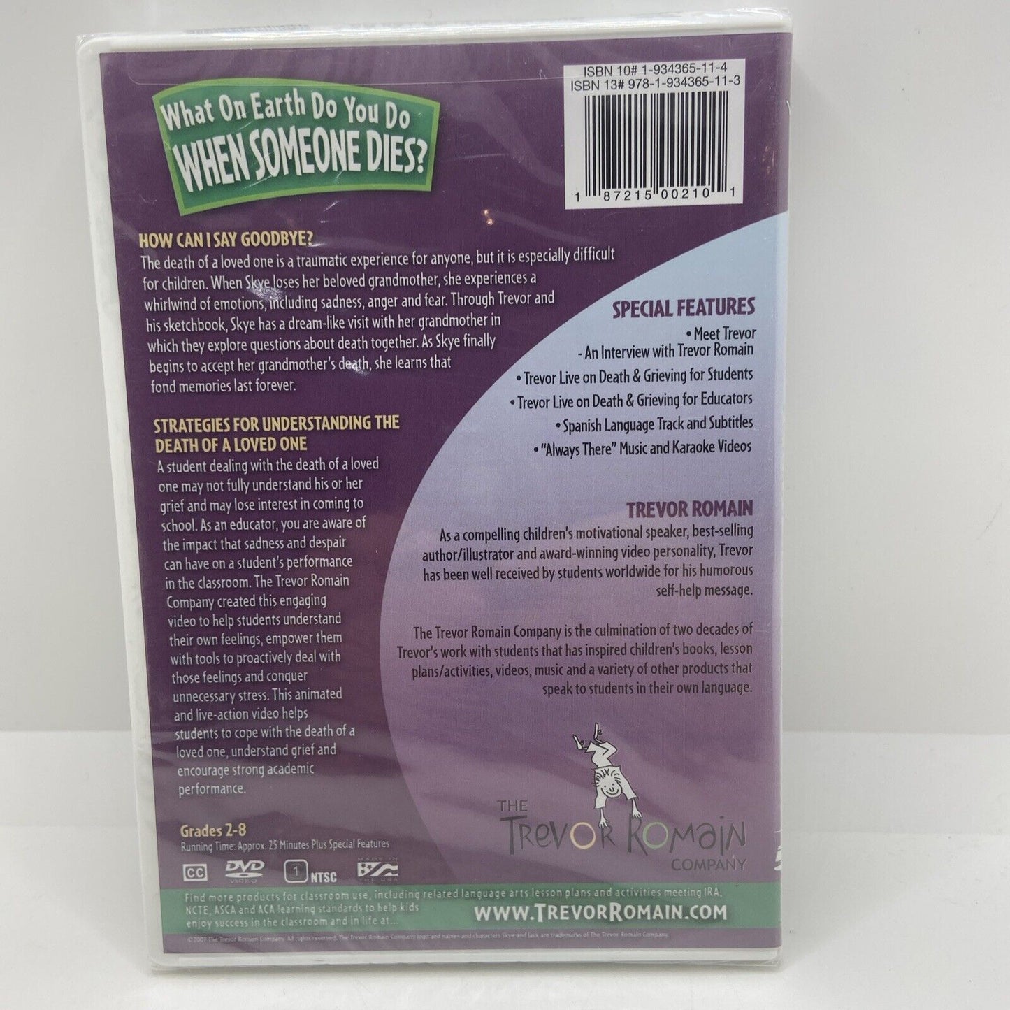 Trevor Romain - What On Earth Do You Do When Someone Dies (DVD, 2008)