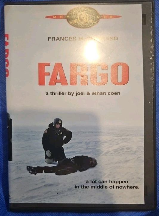 Fargo (DVD, 2000) Slimcase. Artwork Cropped. Tested. Double Sided