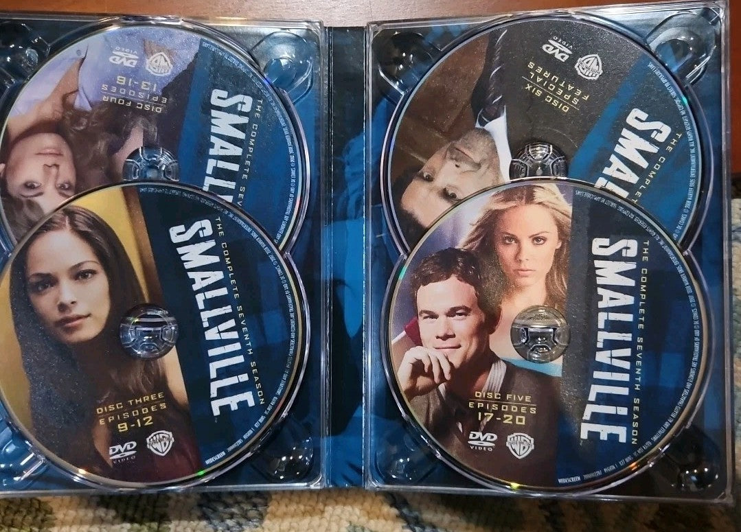 Smallville - The Complete 7th Season (DVD, 2008, 6-Disc ) Tested. No Scratches