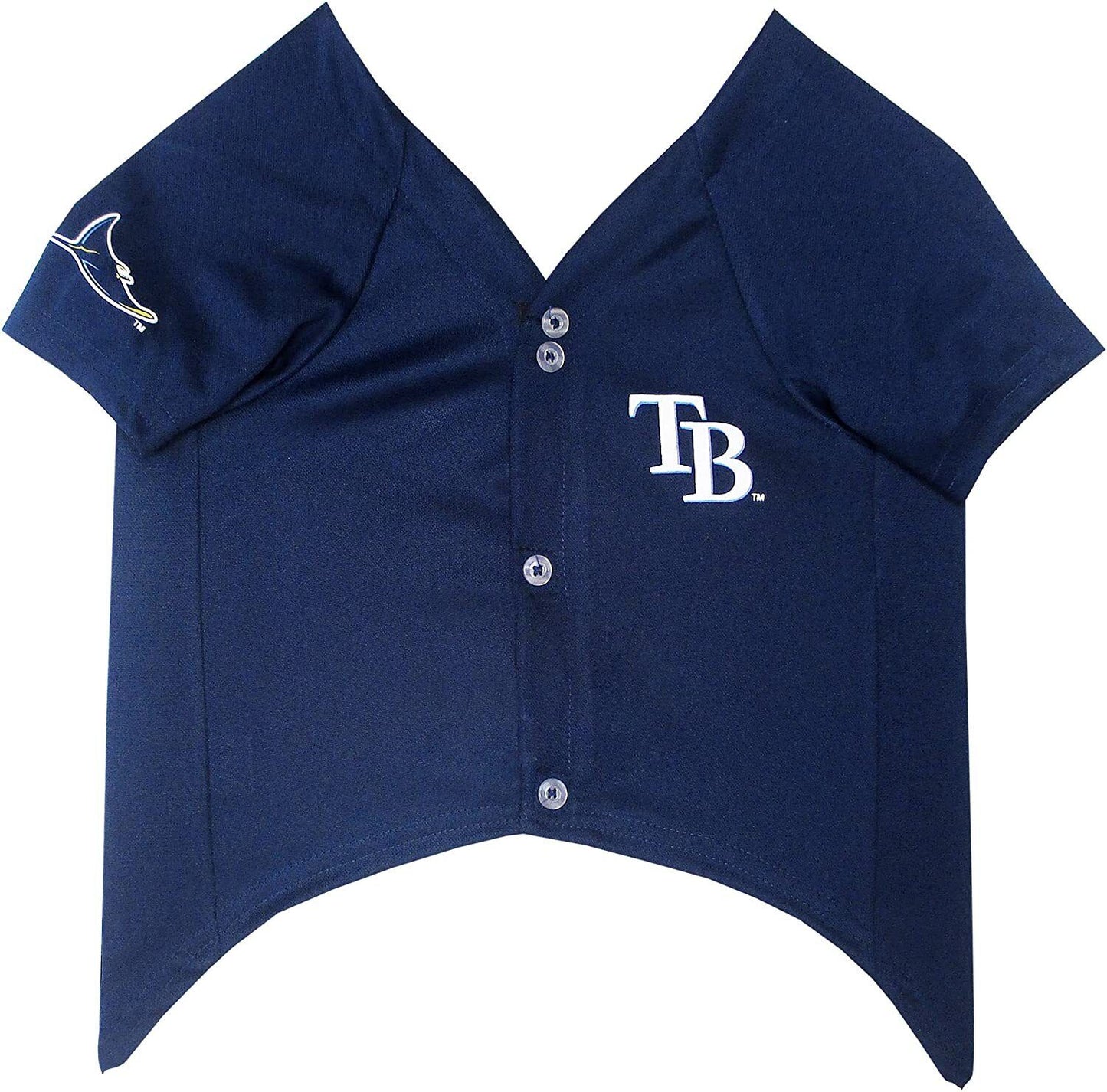 Tampa Bay Rays Pet Jersey (Large) fits Dogs 20"- 24" from Neck to Tail Bone