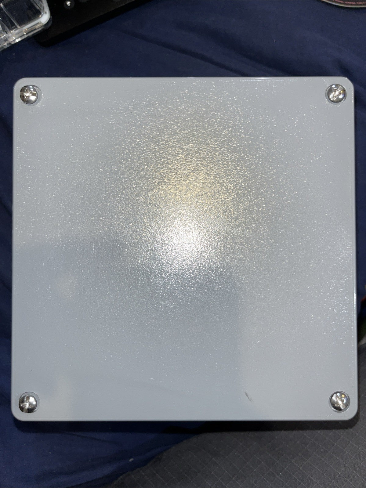 Carlon E987RR PVC Junction Box Enclosure - Gray