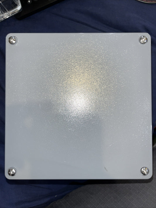 Carlon E987RR PVC Junction Box Enclosure - Gray