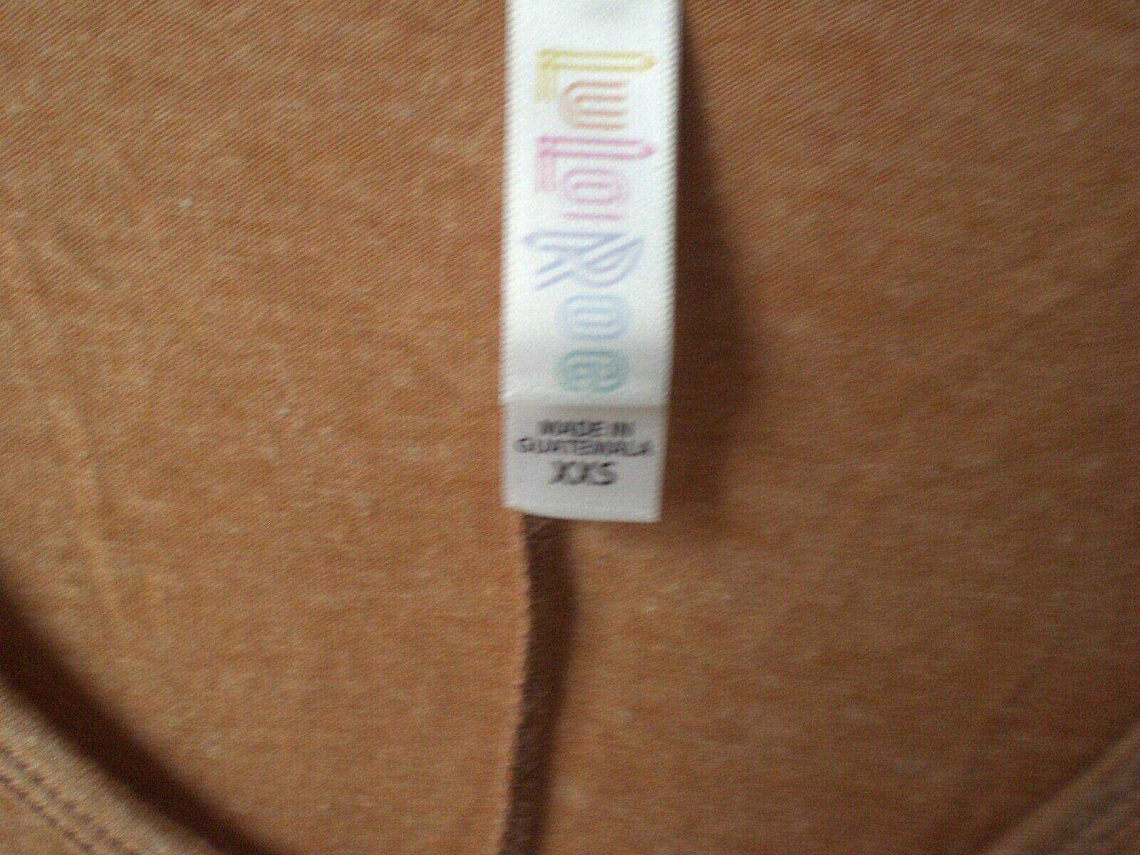 NWT LuLaRoe Pumpkin Spice Perfect T Shirt Top Blouse XXS