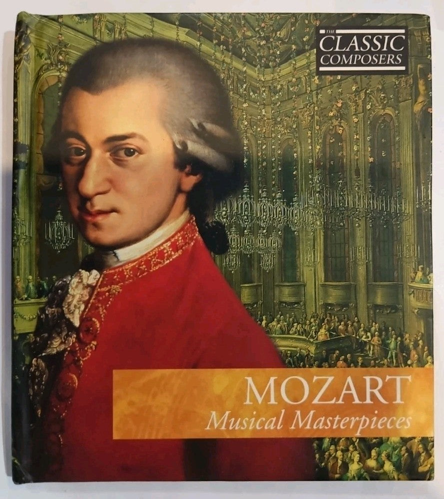 Wolfgang Mozart:Musical Masterpieces 2005 CD/Booklet,Classic Composers,11 Songs