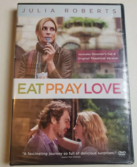 Eat Pray Love (DVD, 2010) New/Sealed