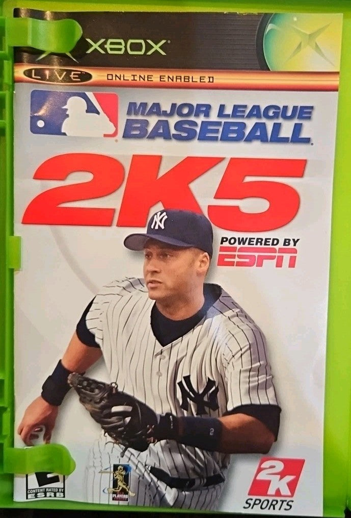 Major League Baseball 2K5 (Xbox) Tested. No Scratches. New Case