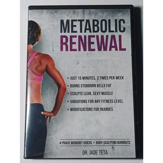 Metabolic Renewal (DVD, 2021, 4 Disc Set) New Sealed
