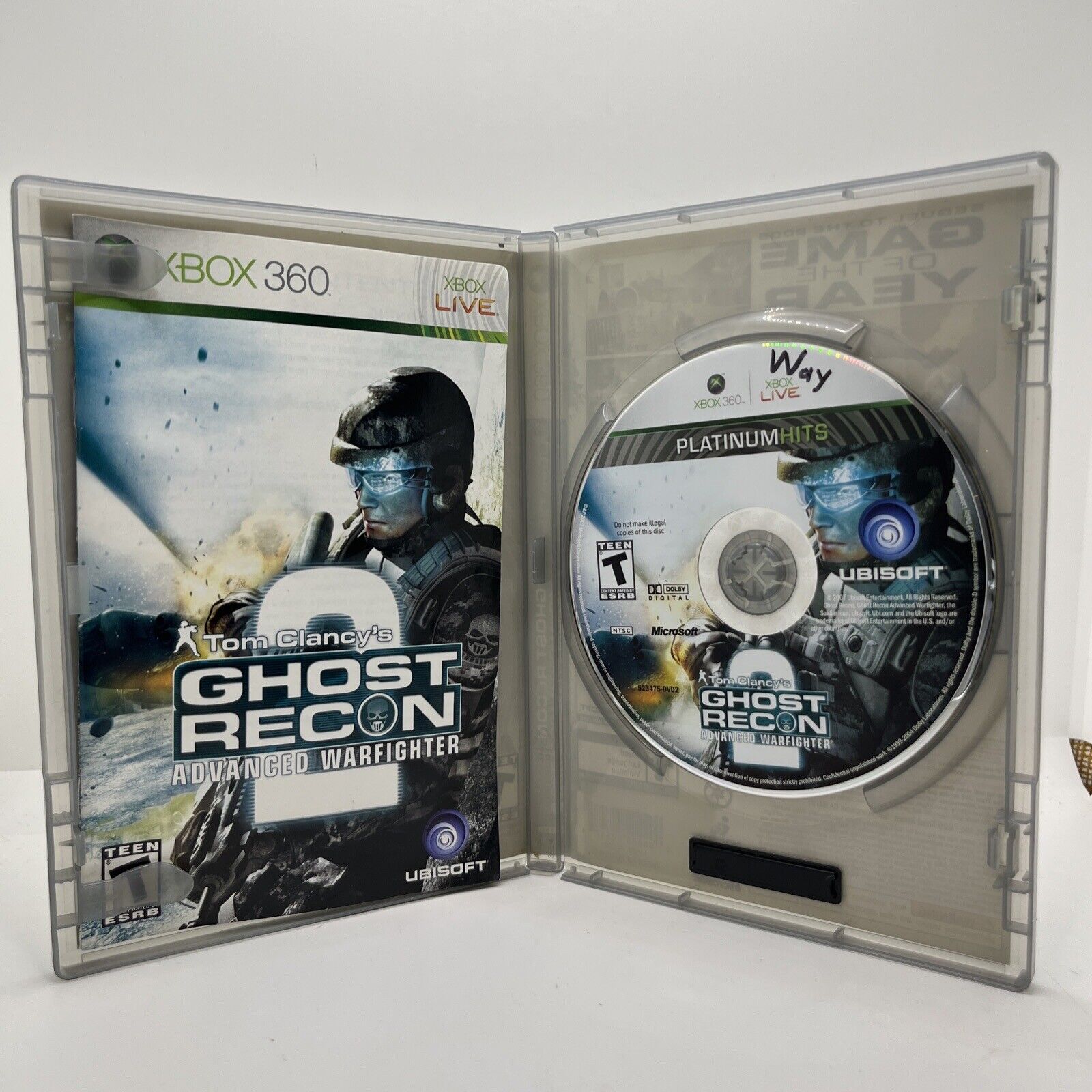 Tom Clancy's Ghost Recon: Advanced Warfighter 2 (Microsoft Xbox 360, 2007)