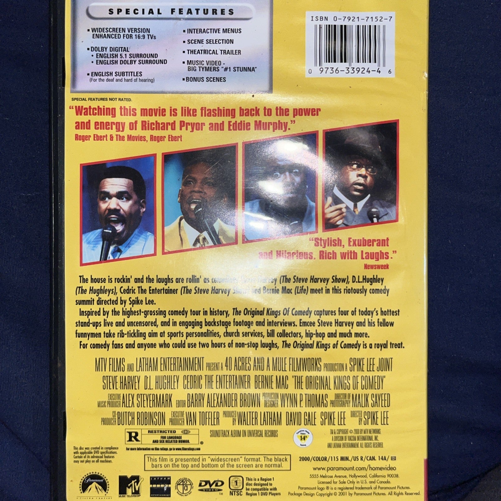 Original Kings of Comedy (DVD, 2000) Tested. New Case. Resealed