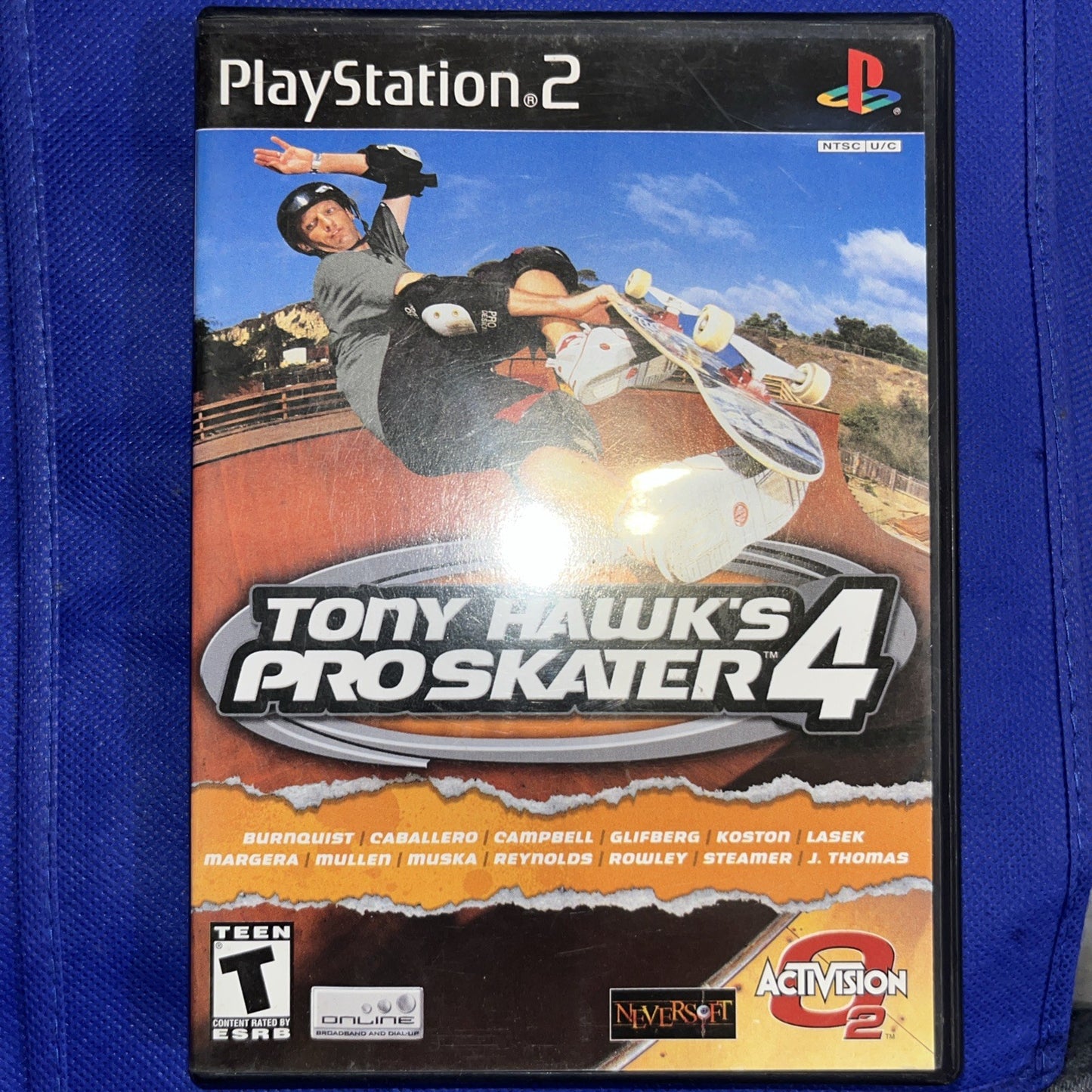 Tony Hawk's Pro Skater 4 (PS2) Mint. Original Case + Manual + Reg Card. Tested