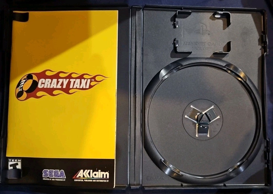 Crazy Taxi Greatest Hits (PS2) No Game. Artwork + Manual + Case ONLY
