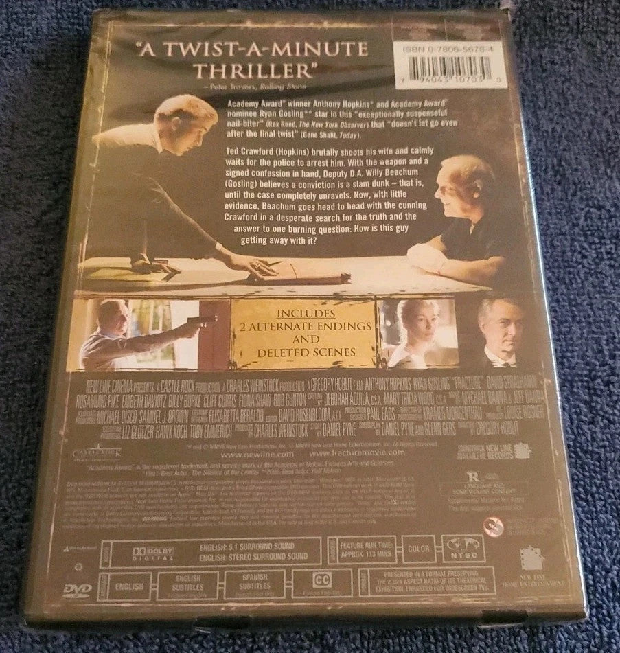 Fracture (DVD, 2007) Widescreen  New