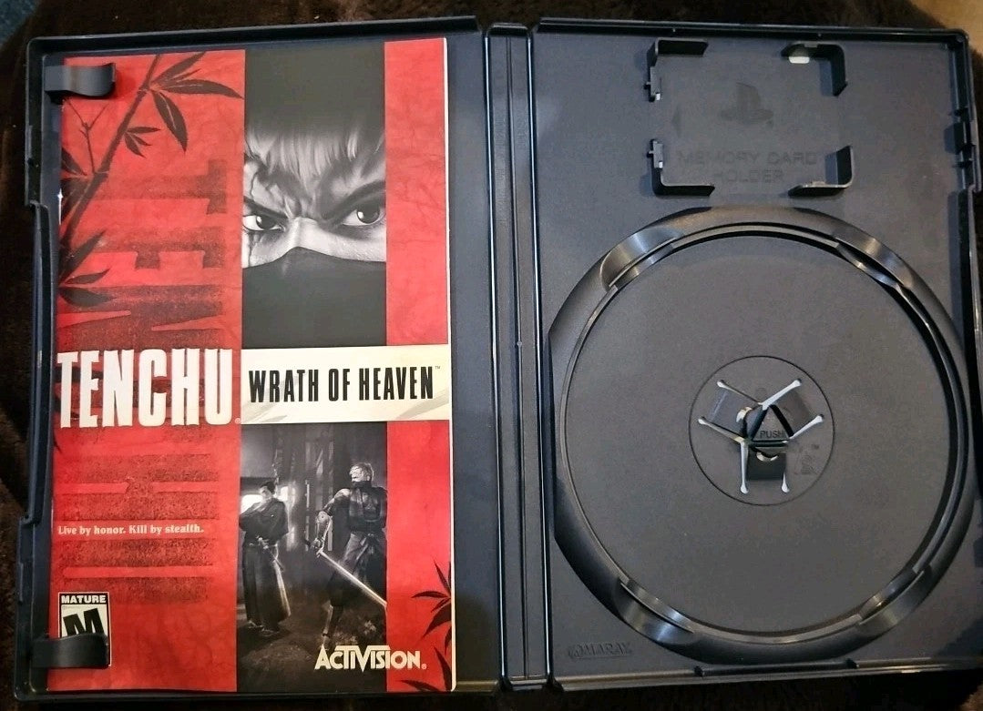 Tenchu: Wrath of Heaven (PlayStation 2) No Game. Case + Artwork + Manual ONLY