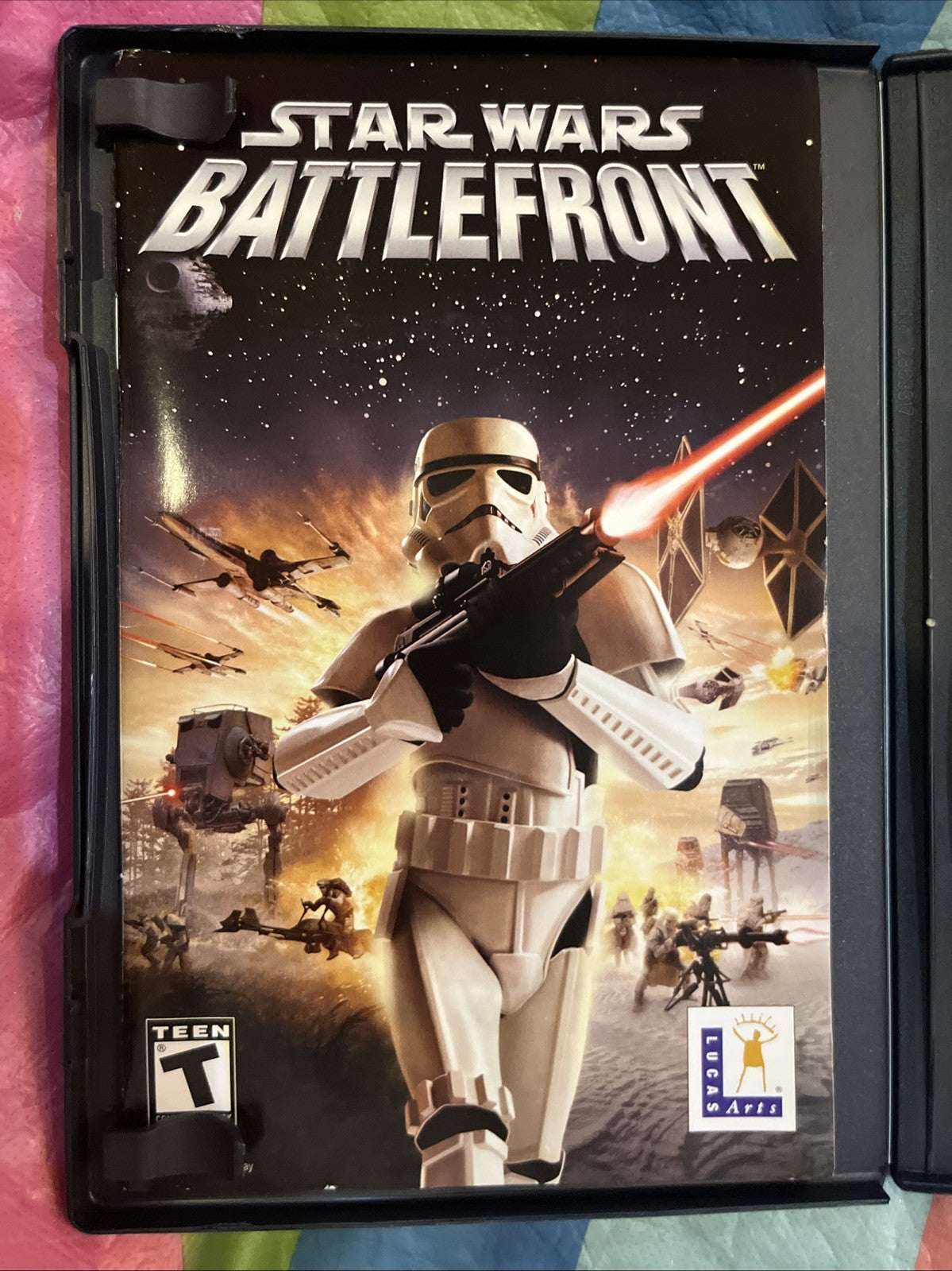 Star Wars: Battlefront (PS2)  CIB. Manual + Reg. Original Case